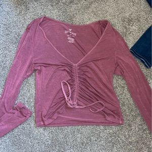 Maroon soft long sleeve